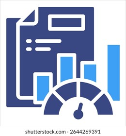 Performance Metrics Icon Element For Design