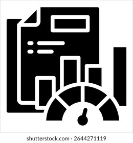 Elemento De Ícone De Métricas De Desempenho Para Design