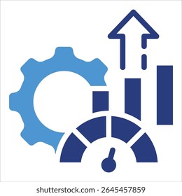 Performance Metrics Icon Element For Design