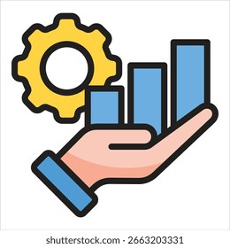 Elemento De Icono De Métricas De Rendimiento Para Diseño