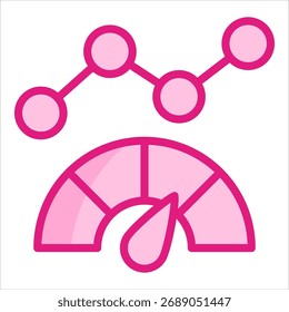 Elemento De Ícone De Métricas De Desempenho Para Design
