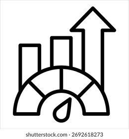 Elemento De Icono De Métricas De Rendimiento Para Diseño