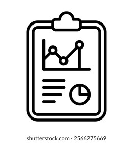 Performance Metrics icon line vector illustration