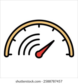 Performance Optimization Icon Element For Design