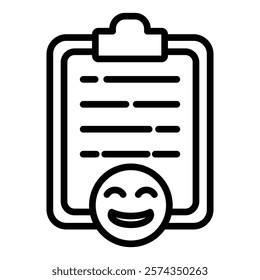 Performance Outline Icon Vector Illustration