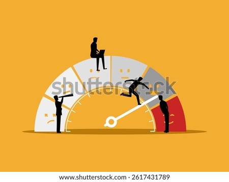 Performance Rating, Businessman Pushes to Increase the Score