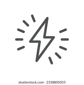 Performance related icon outline and linear vector.