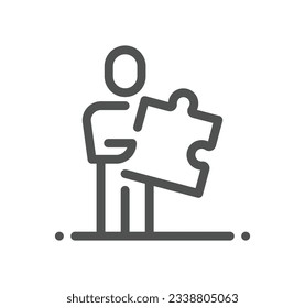 Performance related icon outline and linear vector.
