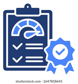 Performance Report Icon Element for Design