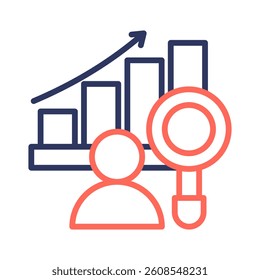 Performance Review Icon Element for Design