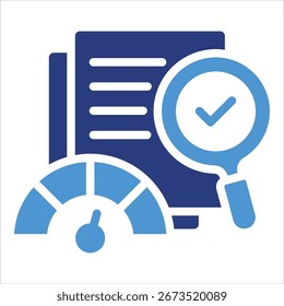 Elemento De Icono De Revisión De Rendimiento Para Diseño