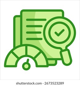 Elemento De Icono De Revisión De Rendimiento Para Diseño