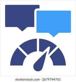 Elemento De Ícone De Revisão De Desempenho Para Design