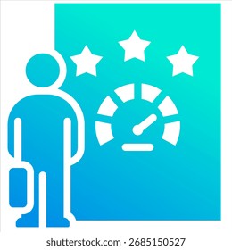 Elemento De Icono De Revisión De Rendimiento Para Diseño