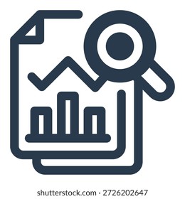 Icono de Vector de revisión de rendimiento para HRMS