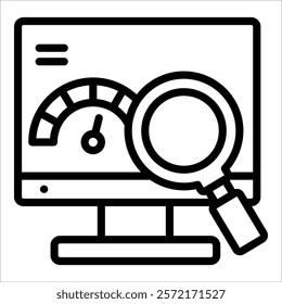 Performance Reviews Icon Element For Design