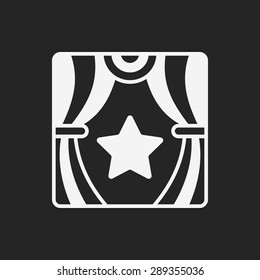 performance stage icon
