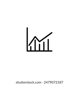 Icono de Estadísticas de rendimiento ideal para la visualización de métricas y datos