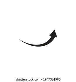 Performance target Arrows vector illustration icon Logo Template design