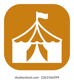 Tienda de rendimiento - icono, ilustración sobre fondo blanco, estilo de glifo de color