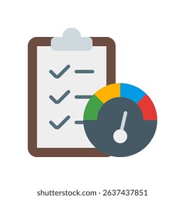 Performance Tracking Vector for Business Optimization. KPI dashboard illustration, real-time monitoring concept, employee productivity tool.