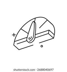 Icono de Vector de seguimiento de rendimiento ilustración de stock