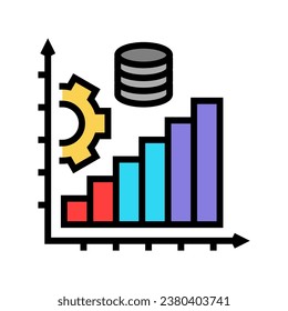 performance tuning database color icon vector. performance tuning database sign. isolated symbol illustration