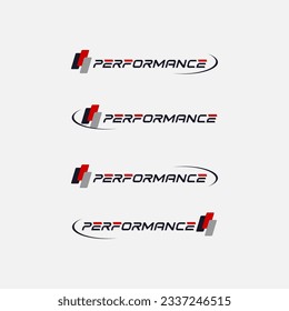 performance typography . graphics decal vectors.