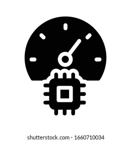 performance vector glyph color icon 