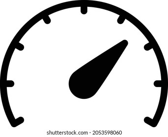 performance vector glyph flat icon