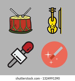 performance vector icon set