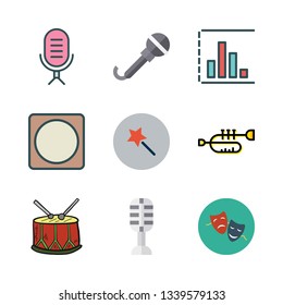performance vector icon set