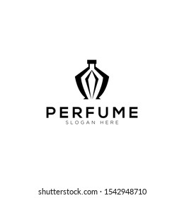 perfume abstract Logo Template Design Vector, Emblem, Design Concept, Creative Symbol, Icon