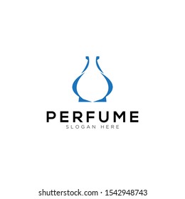 perfume abstract Logo Template Design Vector, Emblem, Design Concept, Creative Symbol, Icon