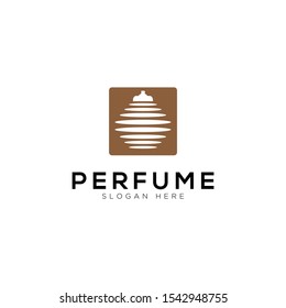 perfume abstract Logo Template Design Vector, Emblem, Design Concept, Creative Symbol, Icon