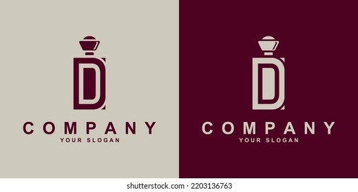 perfume abstract Logo Template Design Vector, Emblem, Design Concept, Creative Symbol, Icon