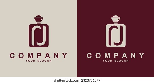 perfume abstract Logo Template Design Vector, Emblem, Design Concept, Creative Symbol, Icon