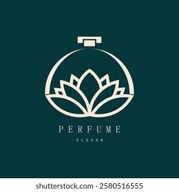 perfume abstract Logo Template Design Vector, Emblem, Design Concept, Creative Symbol, Icon