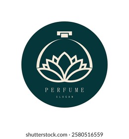 perfume abstract Logo Template Design Vector, Emblem, Design Concept, Creative Symbol, Icon