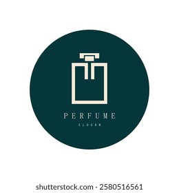 perfume abstract Logo Template Design Vector, Emblem, Design Concept, Creative Symbol, Icon