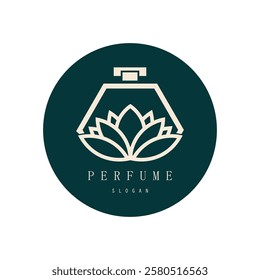 perfume abstract Logo Template Design Vector, Emblem, Design Concept, Creative Symbol, Icon