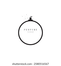 perfume abstract Logo Template Design Vector, Emblem, Design Concept, Creative Symbol, Icon