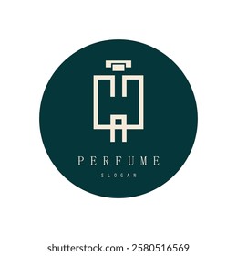 perfume abstract Logo Template Design Vector, Emblem, Design Concept, Creative Symbol, Icon