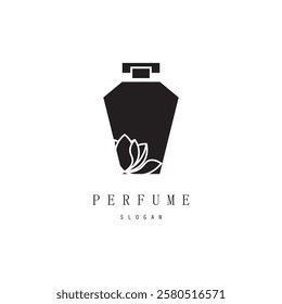 perfume abstract Logo Template Design Vector, Emblem, Design Concept, Creative Symbol, Icon