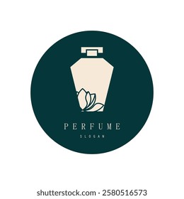 perfume abstract Logo Template Design Vector, Emblem, Design Concept, Creative Symbol, Icon