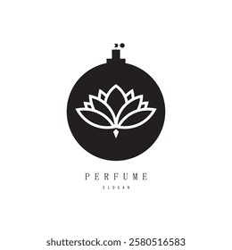 perfume abstract Logo Template Design Vector, Emblem, Design Concept, Creative Symbol, Icon