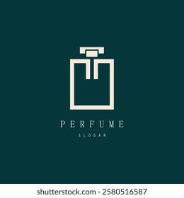 perfume abstract Logo Template Design Vector, Emblem, Design Concept, Creative Symbol, Icon