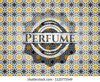 Perfume Arabic Emblem Background Arabesque Decoration Stock Vector ...