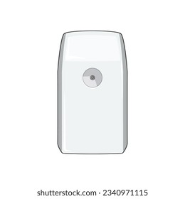 perfume automatic air freshener cartoon. aroma container, sprayer deodorant, natural domestic perfume automatic air freshener sign. isolated symbol vector illustration