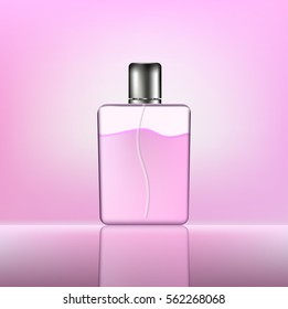 perfume in beautiful bottle
